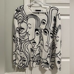 Carrè Noir Knit Sweater